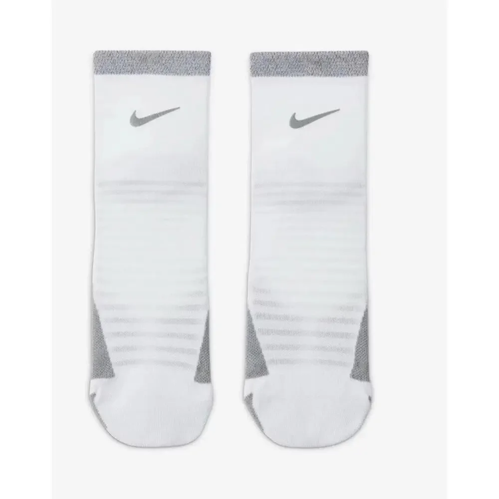 Nike Spark Running Cushioned Ankle Socks White Men 8-9.5 Wmn 9.5-11 CU7199-100